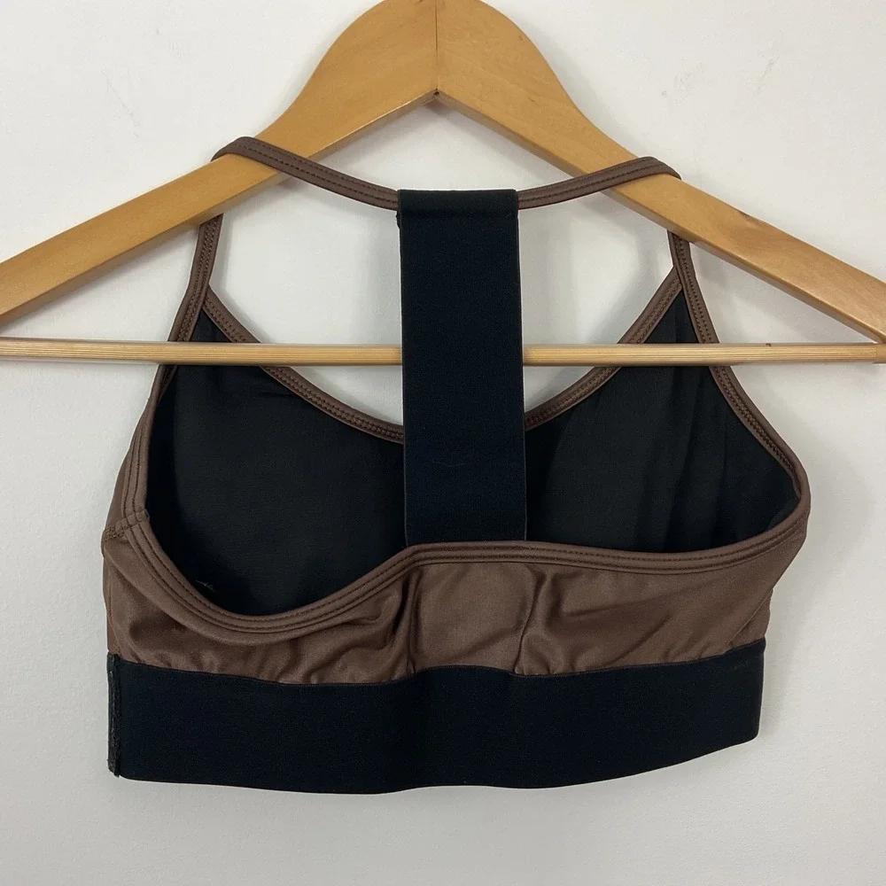 Noli Yoga T-Back Liquid Studio Sports Bra Womens Size Small
